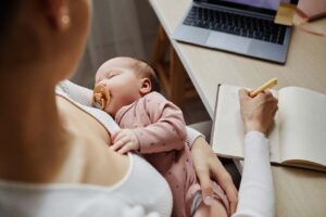 Mamá con su bebé